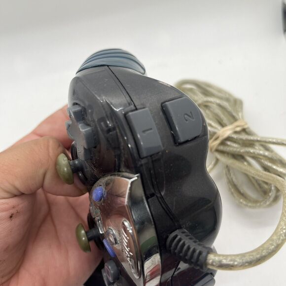 Intec PS2 PlayStation 2 Black Wired Controller - Picture 10 of 10